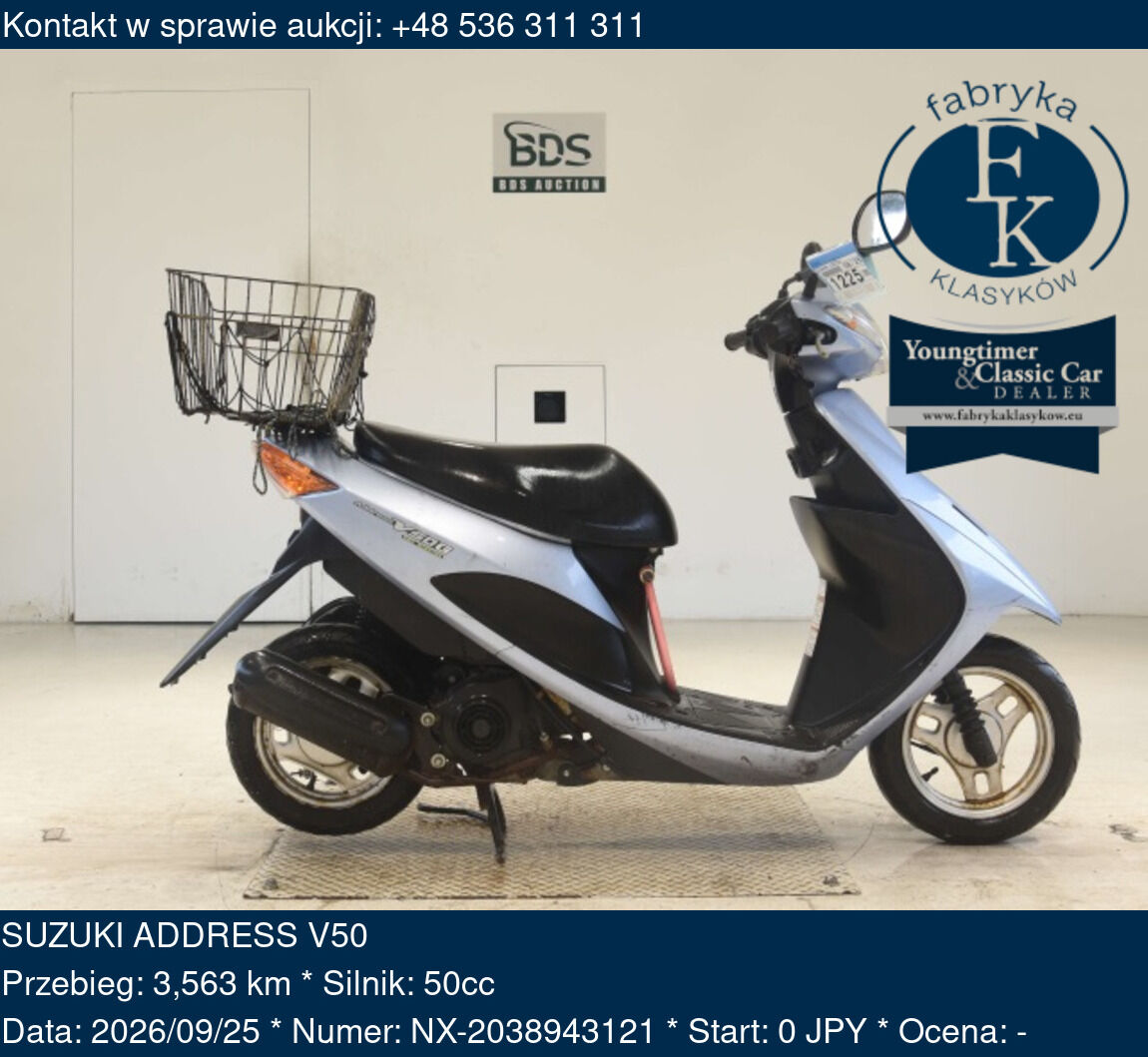SUZUKI ADDRESS V50  - zdjęcie 2