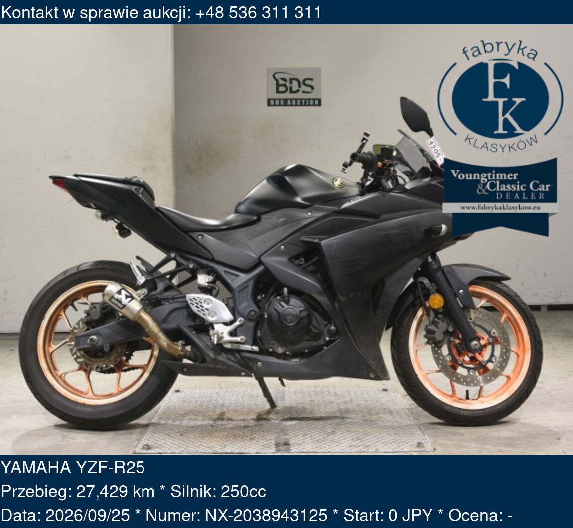 YAMAHA YZF-R25 - zdjęcie 2