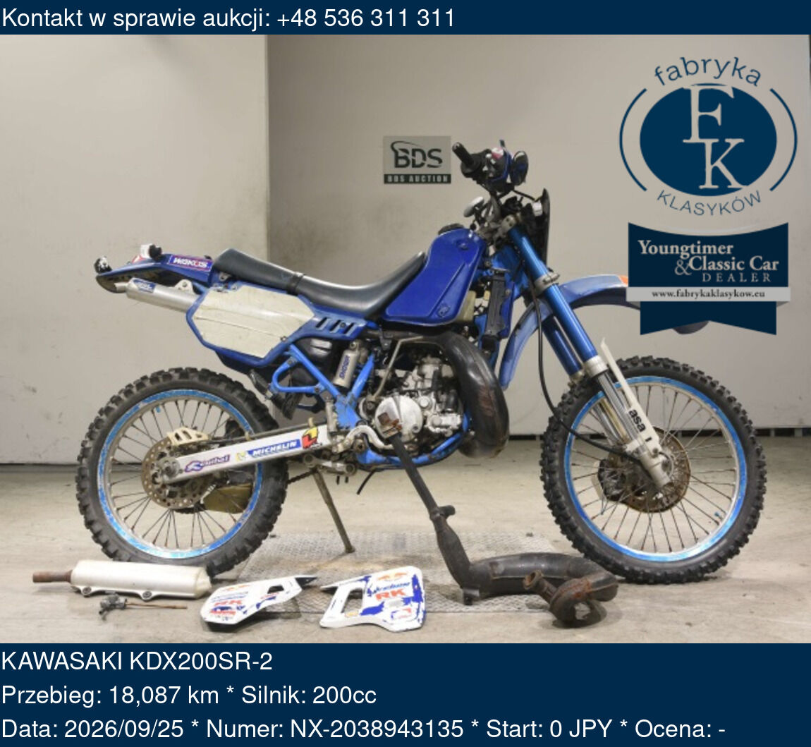 KAWASAKI KDX200SR-2  - zdjęcie 2