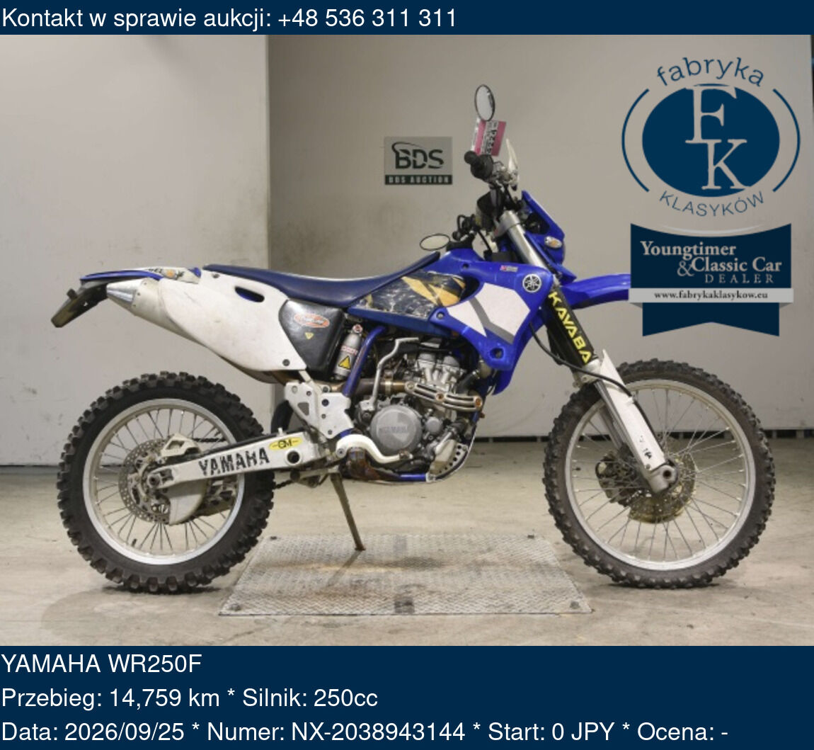 YAMAHA WR250F  - zdjęcie 2