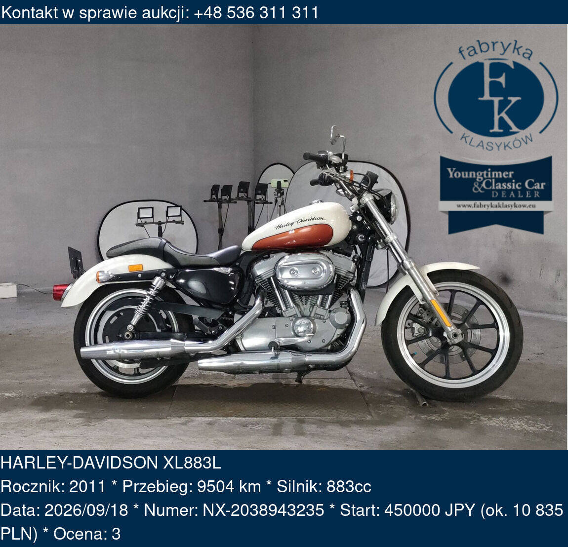 HARLEY-DAVIDSON XL883L 2011 - zdjęcie 2