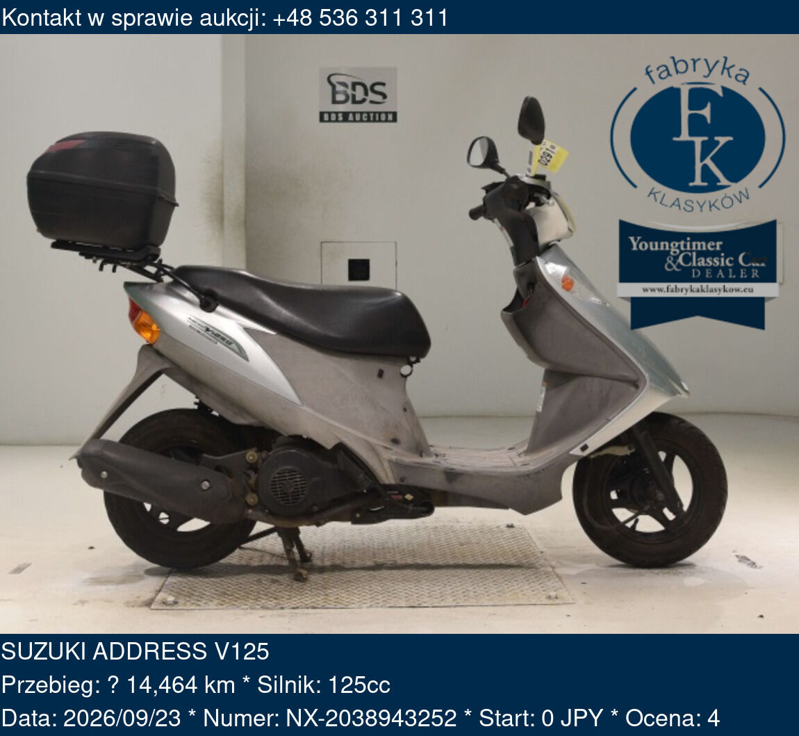 SUZUKI ADDRESS V125  - zdjęcie 2