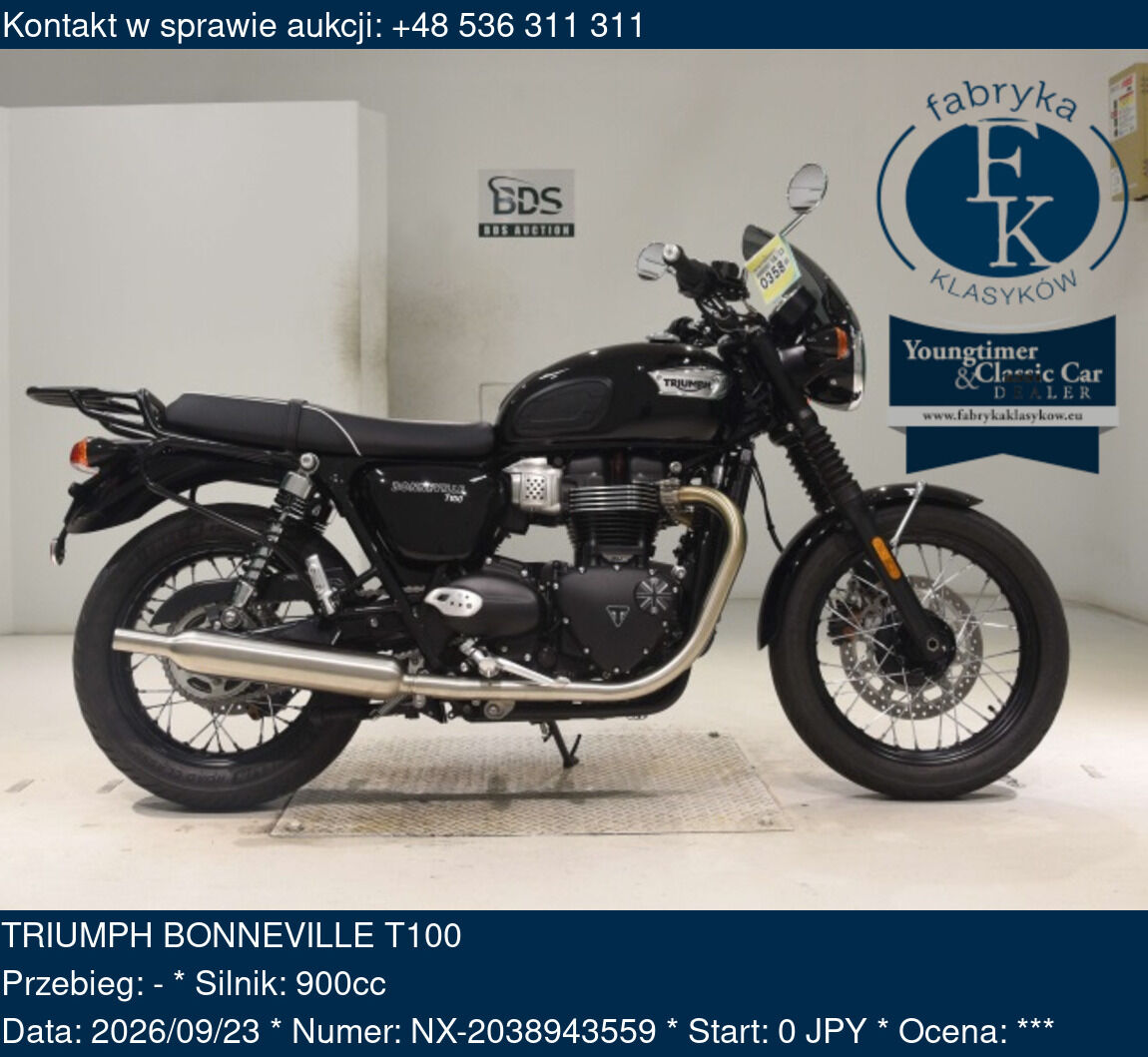 TRIUMPH BONNEVILLE T100  - zdjęcie 2