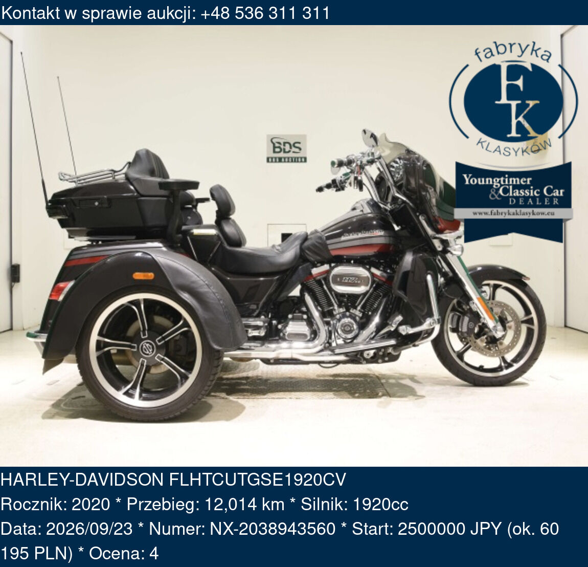 HARLEY-DAVIDSON FLHTCUTGSE1920CV 2020 - zdjęcie 2