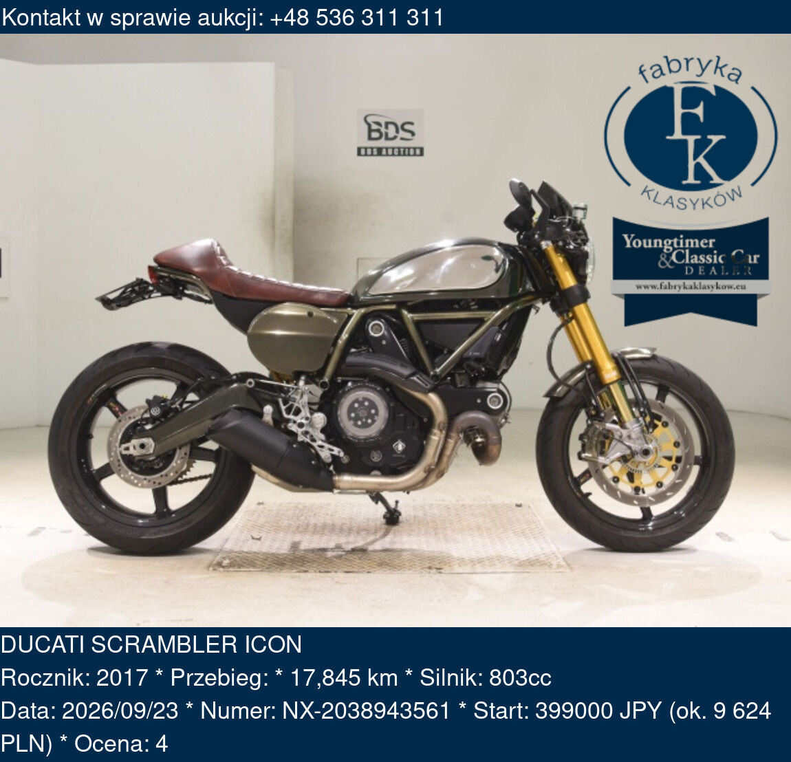 DUCATI SCRAMBLER ICON 2017 - zdjęcie 2