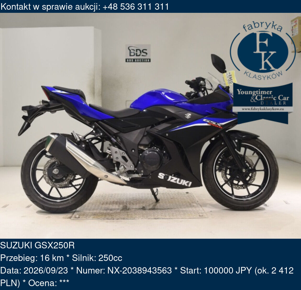 SUZUKI GSX250R  - zdjęcie 2