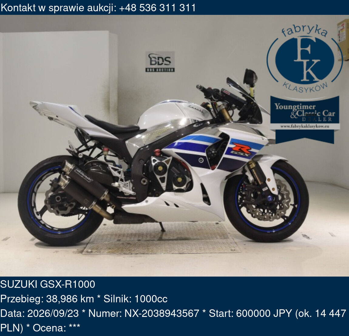 SUZUKI GSX-R1000  - zdjęcie 2