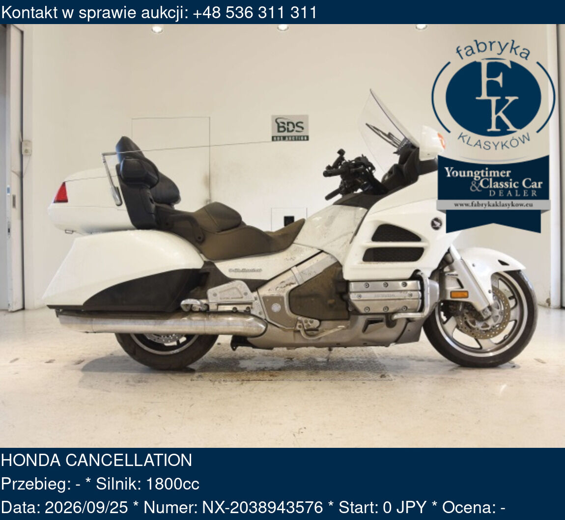 HONDA CANCELLATION  - zdjęcie 2