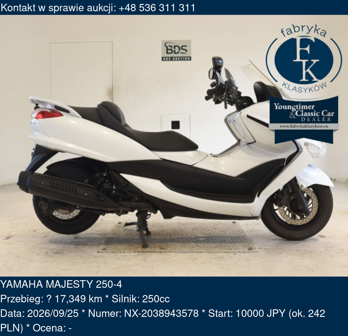 YAMAHA MAJESTY 250-4 - zdjęcie 2