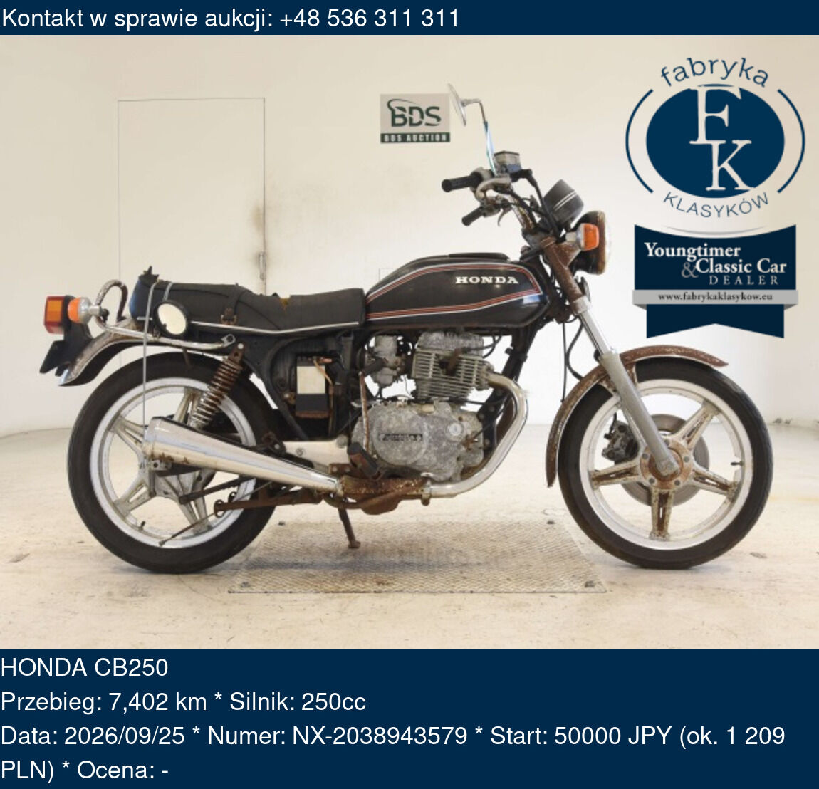 HONDA CB250  - zdjęcie 2
