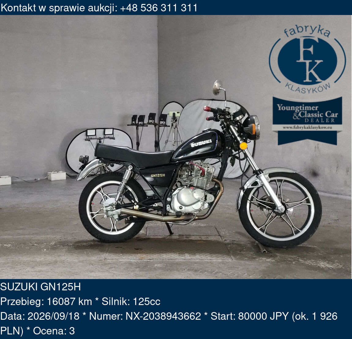 SUZUKI GN125H - zdjęcie 2