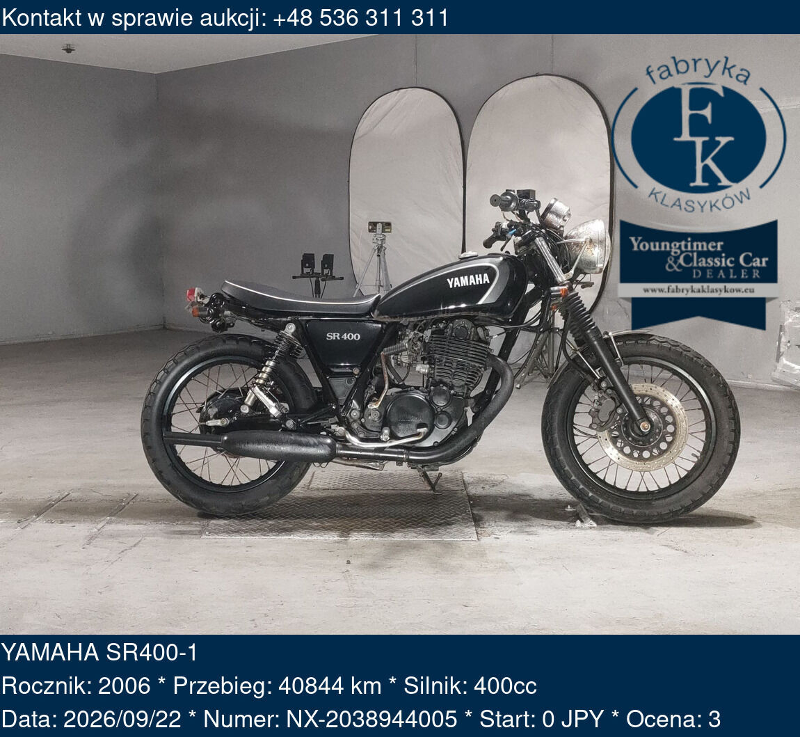 YAMAHA SR400-1 2006 - zdjęcie 2