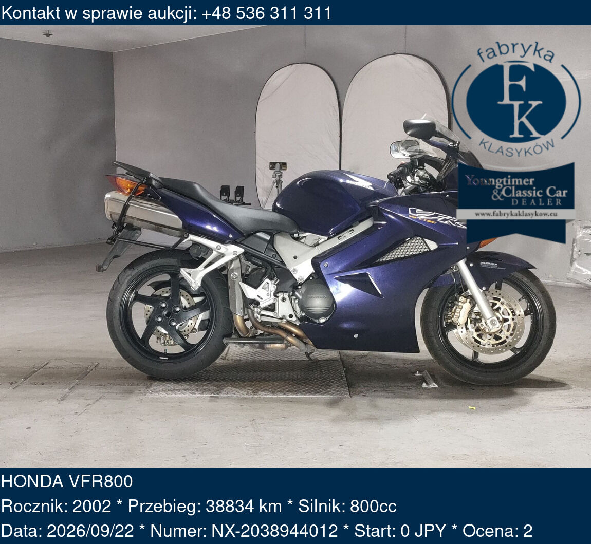 HONDA VFR800 2002 - zdjęcie 2