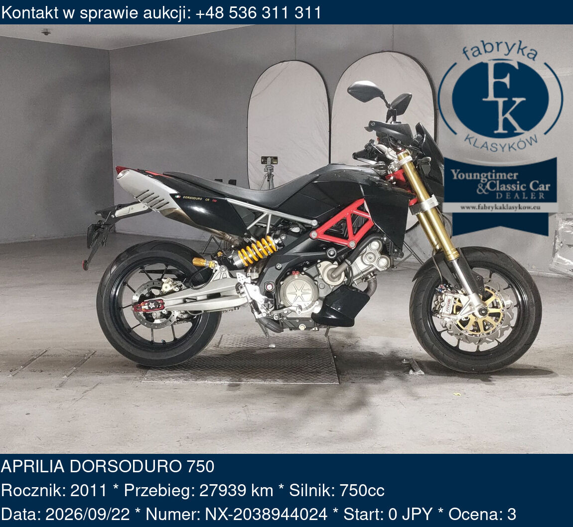APRILIA DORSODURO 750 2011 - zdjęcie 2