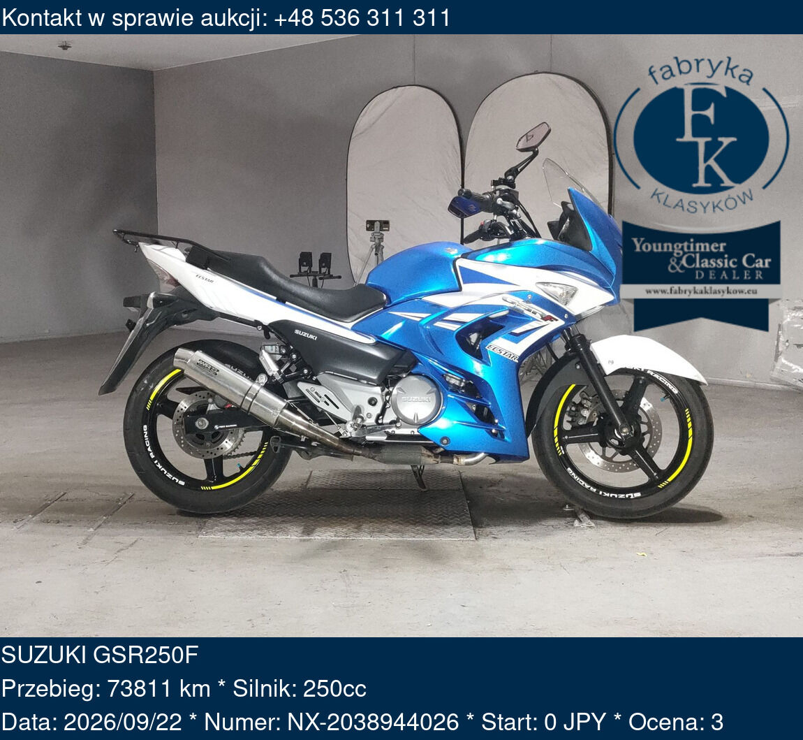 SUZUKI GSR250F  - zdjęcie 2