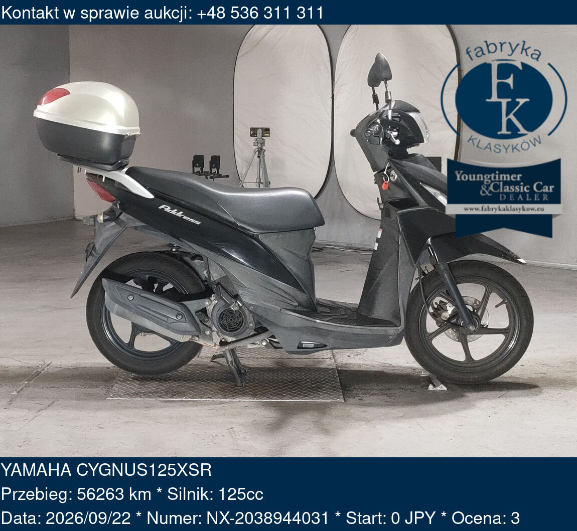 YAMAHA CYGNUS125XSR  - zdjęcie 2