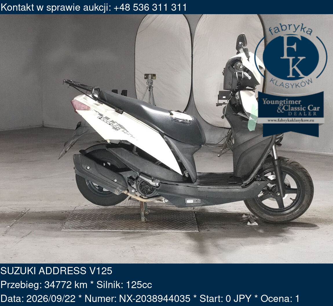 SUZUKI ADDRESS V125  - zdjęcie 2