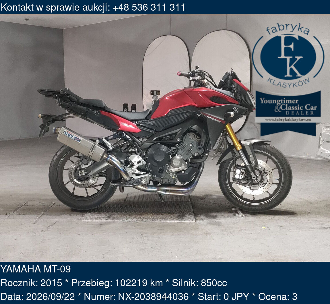 YAMAHA MT-09 2015 - zdjęcie 2