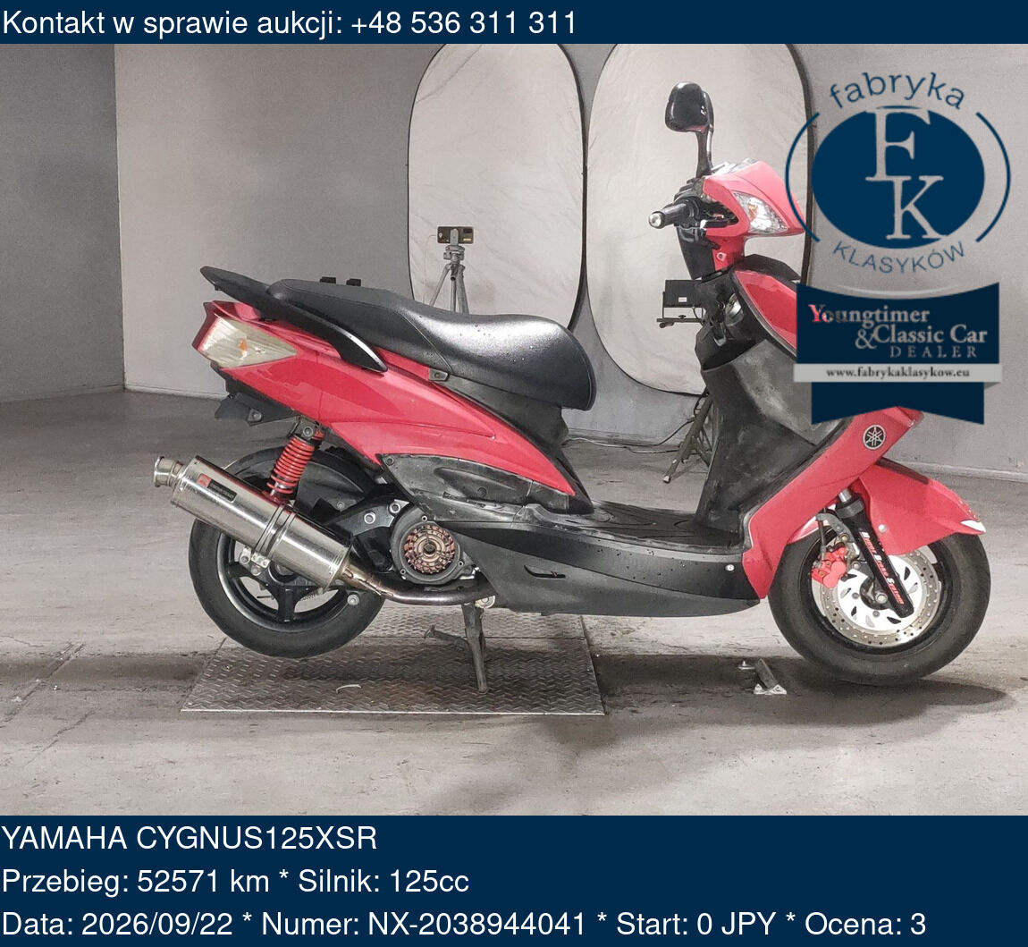 YAMAHA CYGNUS125XSR  - zdjęcie 2