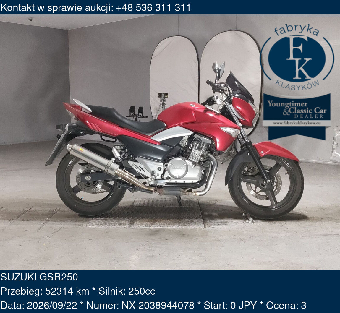 SUZUKI GSR250  - zdjęcie 2