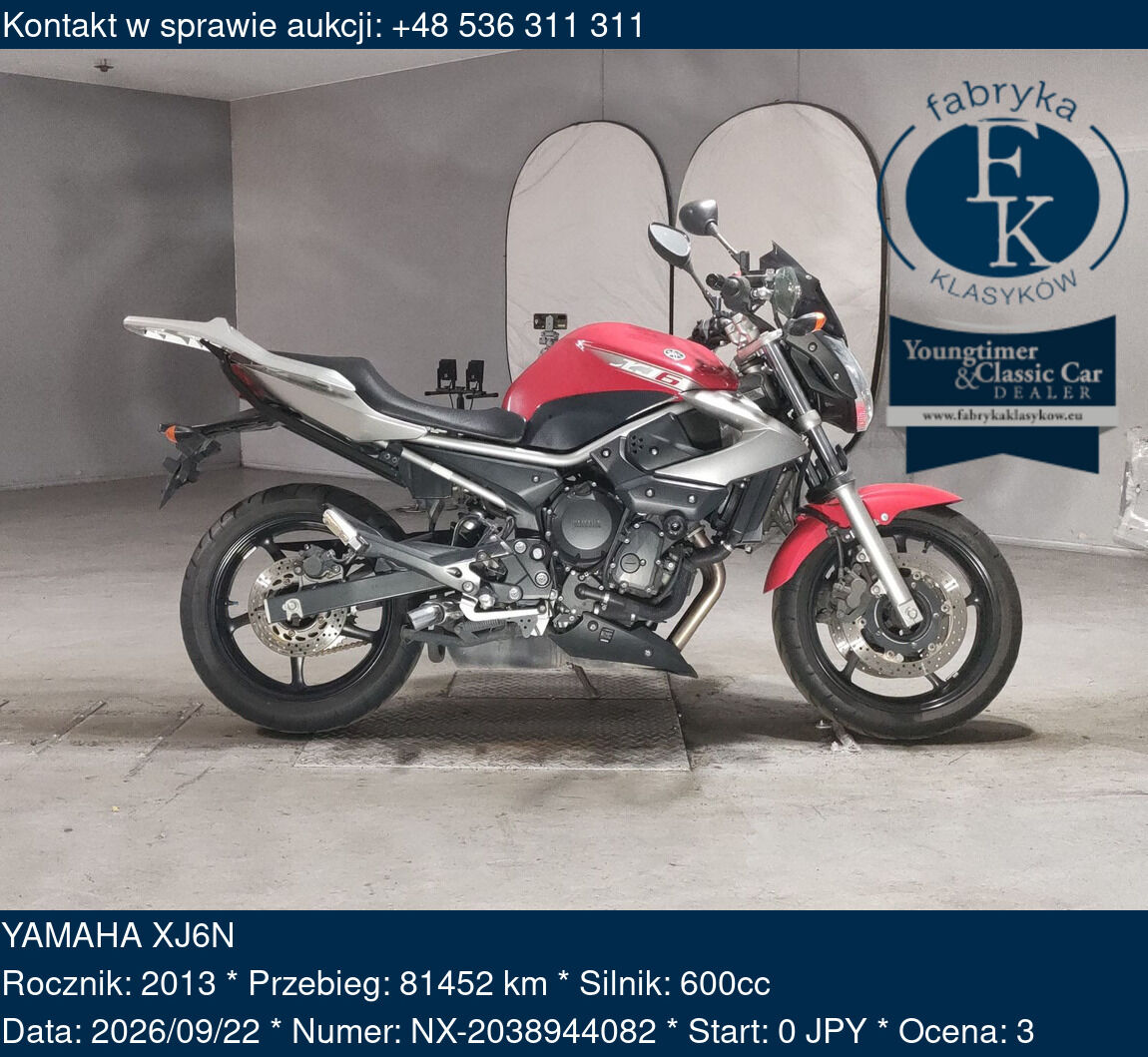 YAMAHA XJ6N 2013 - zdjęcie 2