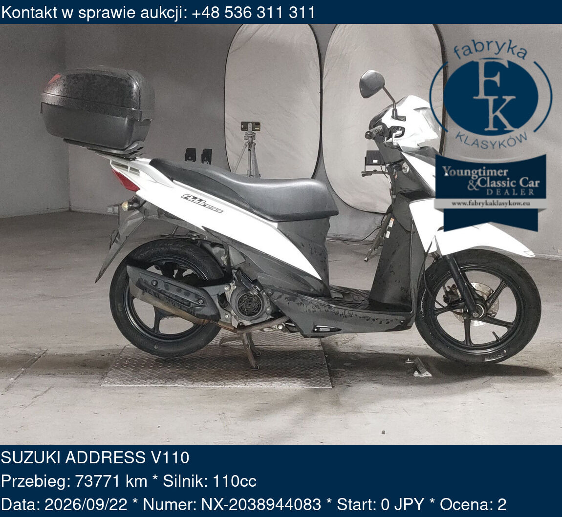 SUZUKI ADDRESS V110  - zdjęcie 2