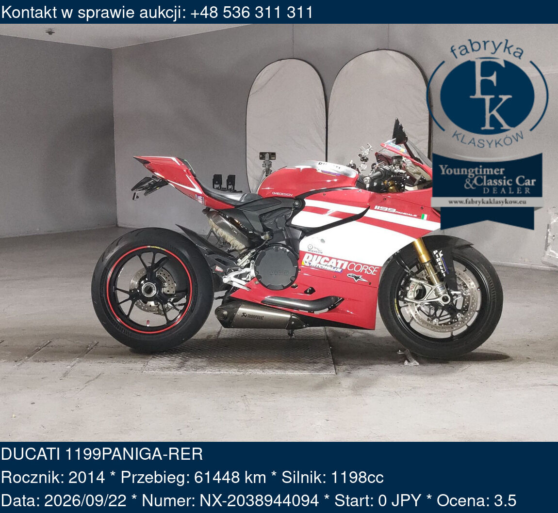 DUCATI 1199PANIGA-RER 2014 - zdjęcie 2