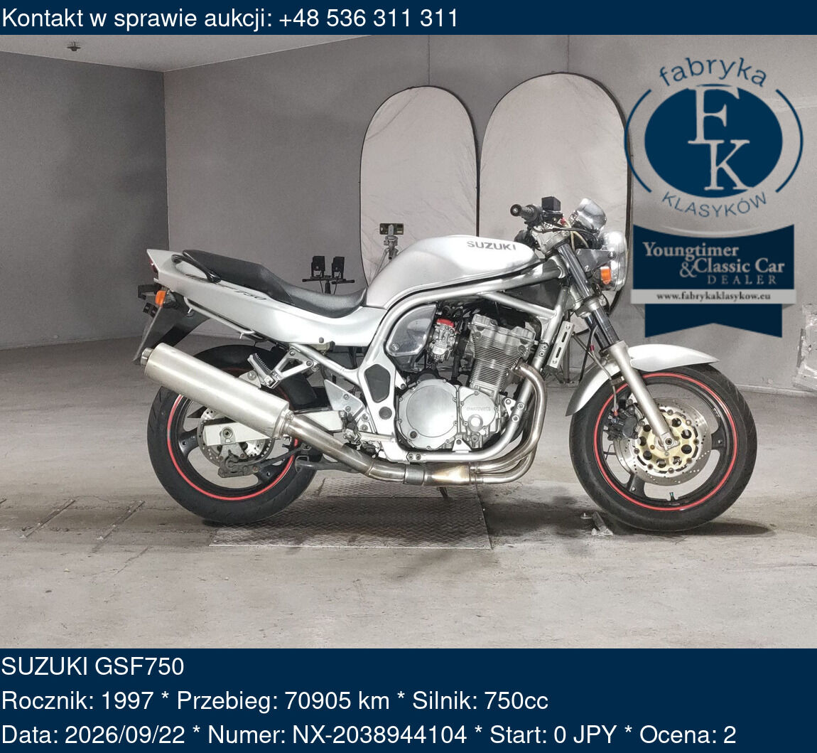 SUZUKI GSF750 1997 - zdjęcie 2