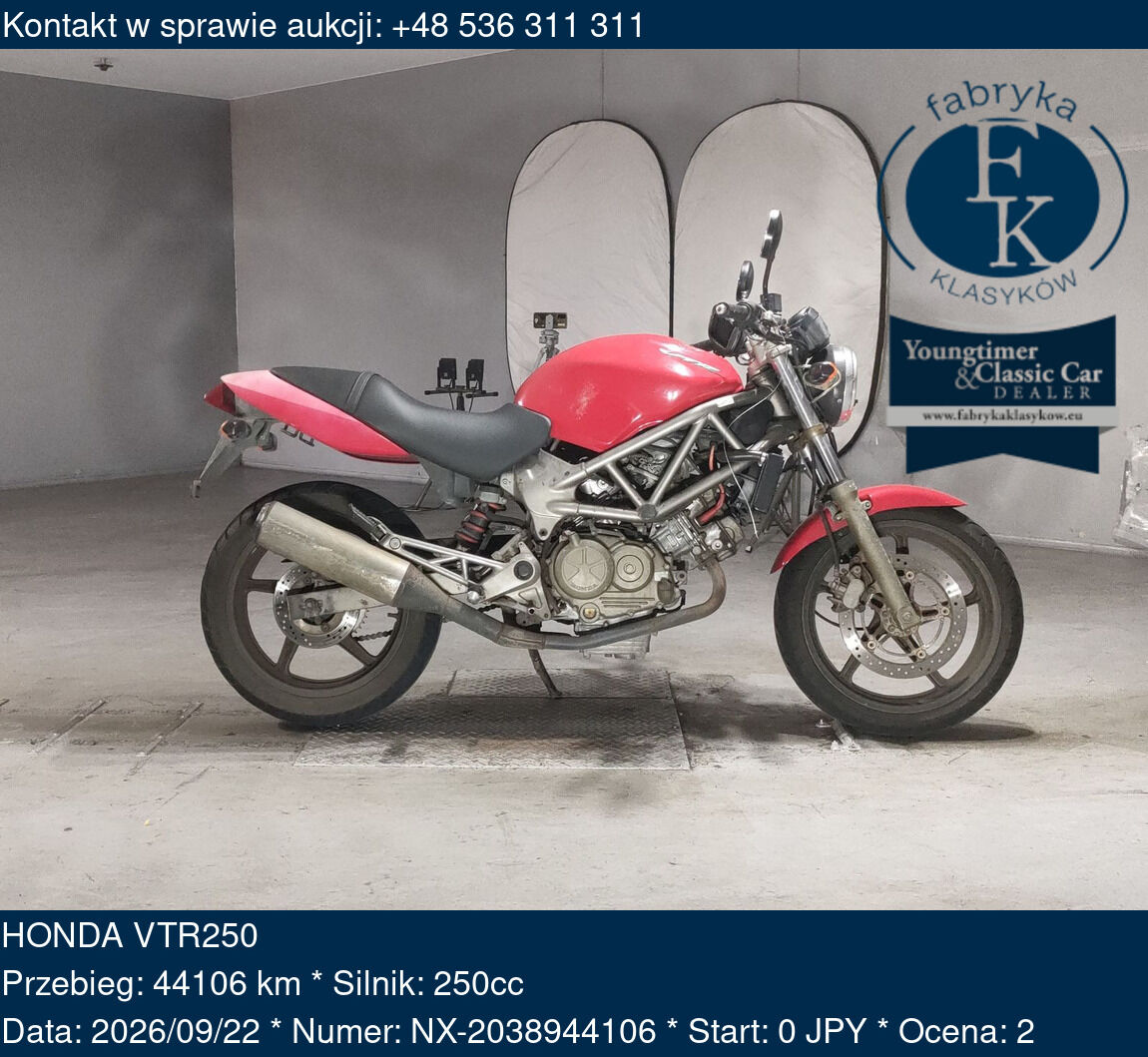 HONDA VTR250 - zdjęcie 2