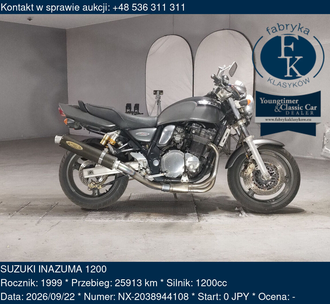SUZUKI INAZUMA 1200 1999 - zdjęcie 2