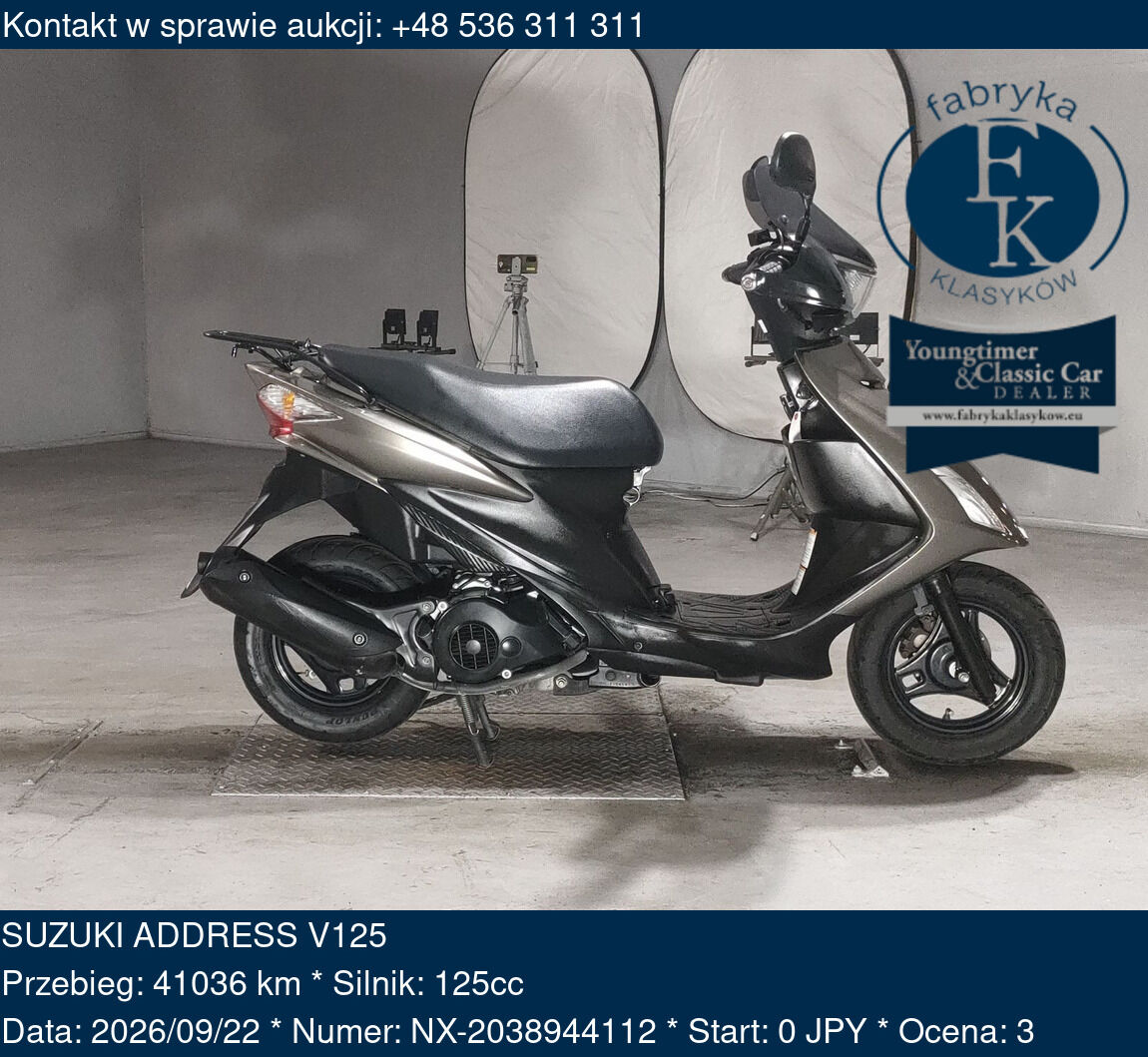 SUZUKI ADDRESS V125  - zdjęcie 2