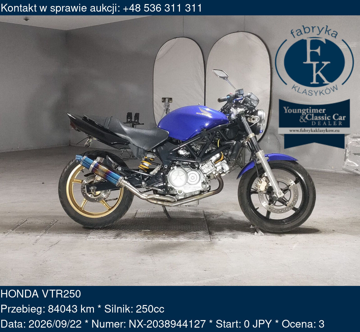 HONDA VTR250 - zdjęcie 2