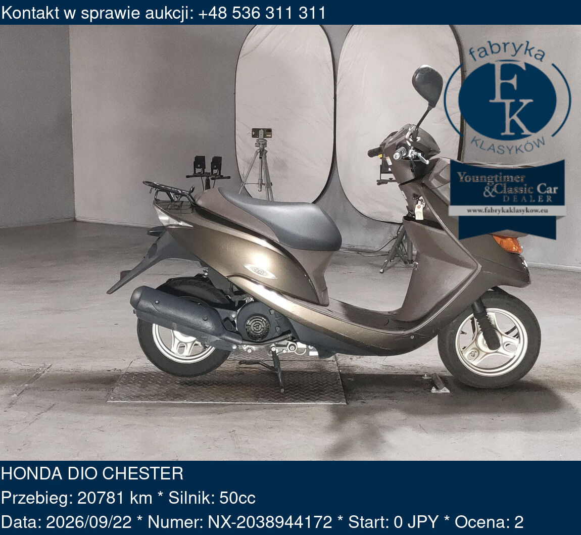 HONDA DIO CHESTER  - zdjęcie 2