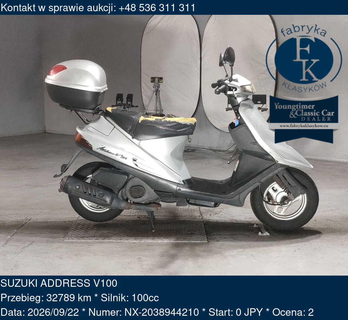 SUZUKI ADDRESS V100  - zdjęcie 2