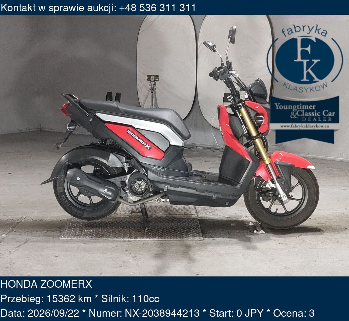 HONDA ZOOMERX  - zdjęcie 2