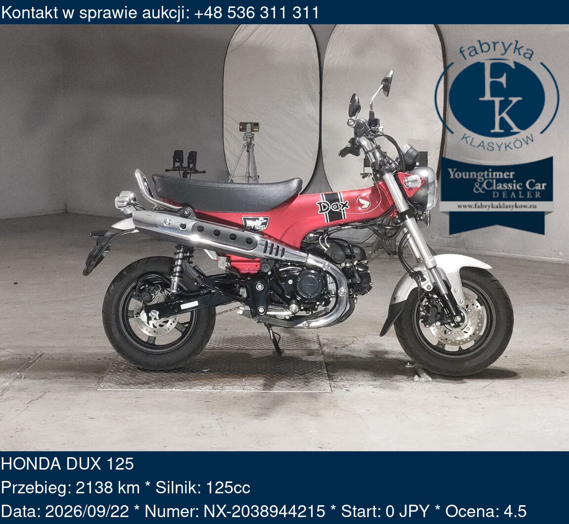 HONDA DUX 125  - zdjęcie 2