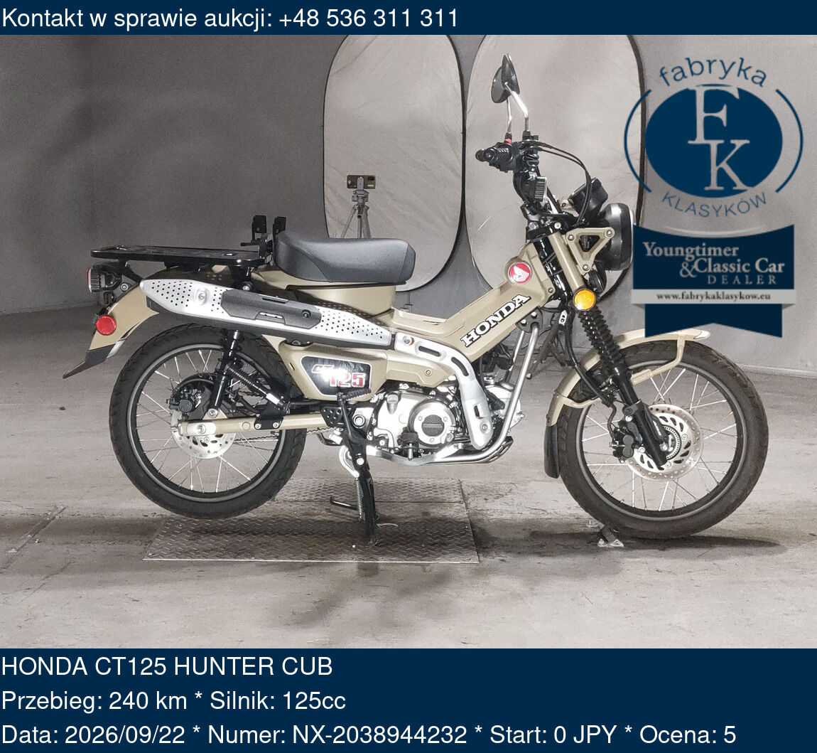HONDA CT125 HUNTER CUB  - zdjęcie 2