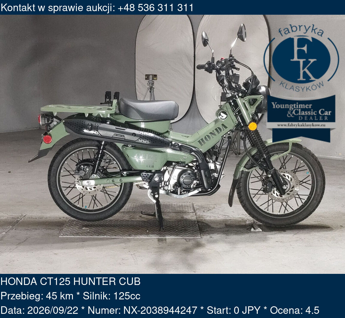 HONDA CT125 HUNTER CUB  - zdjęcie 2