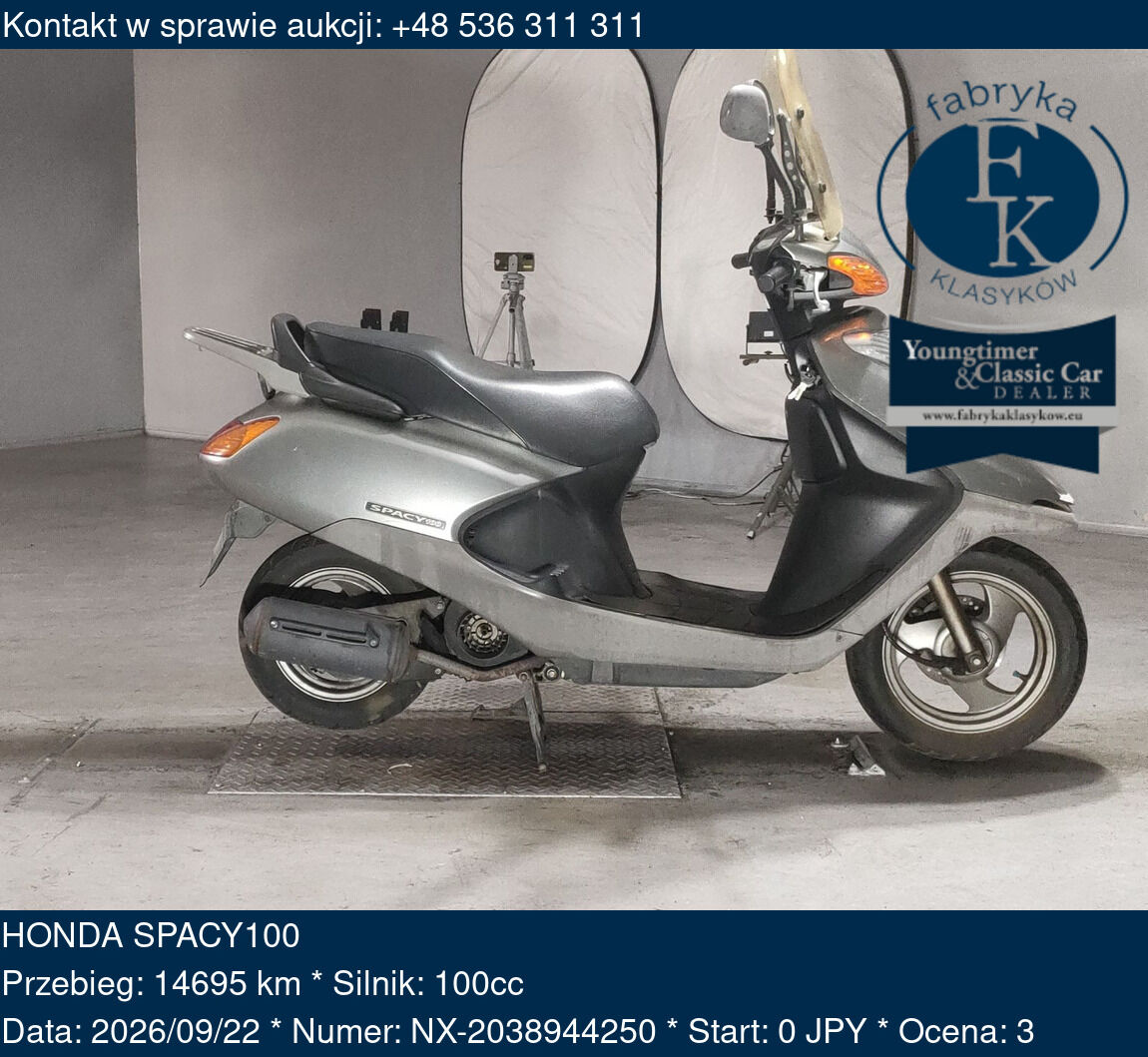 HONDA SPACY100  - zdjęcie 2