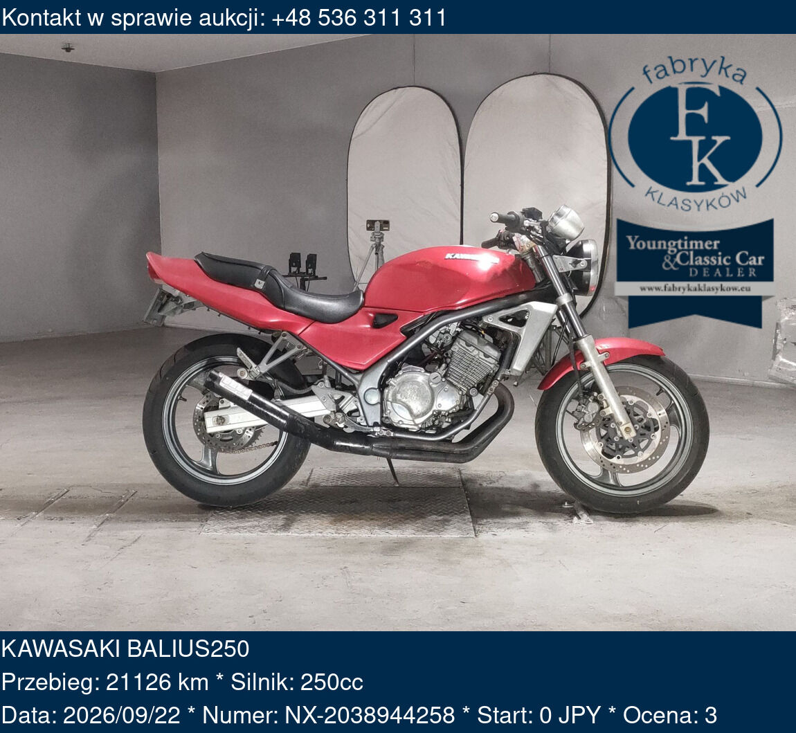 KAWASAKI BALIUS250  - zdjęcie 2