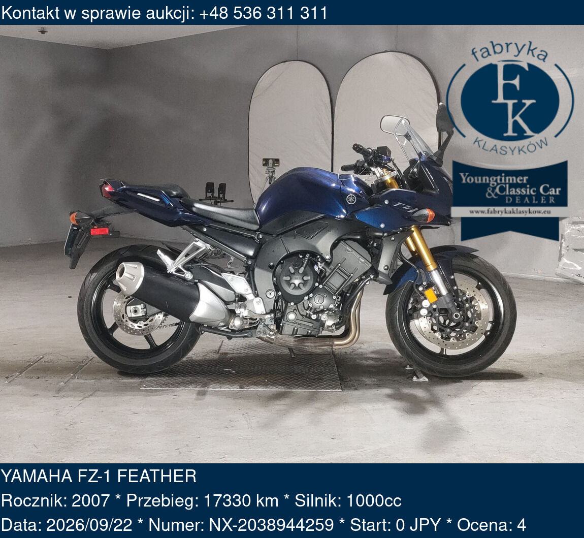 YAMAHA FZ-1 FEATHER 2007 - zdjęcie 2