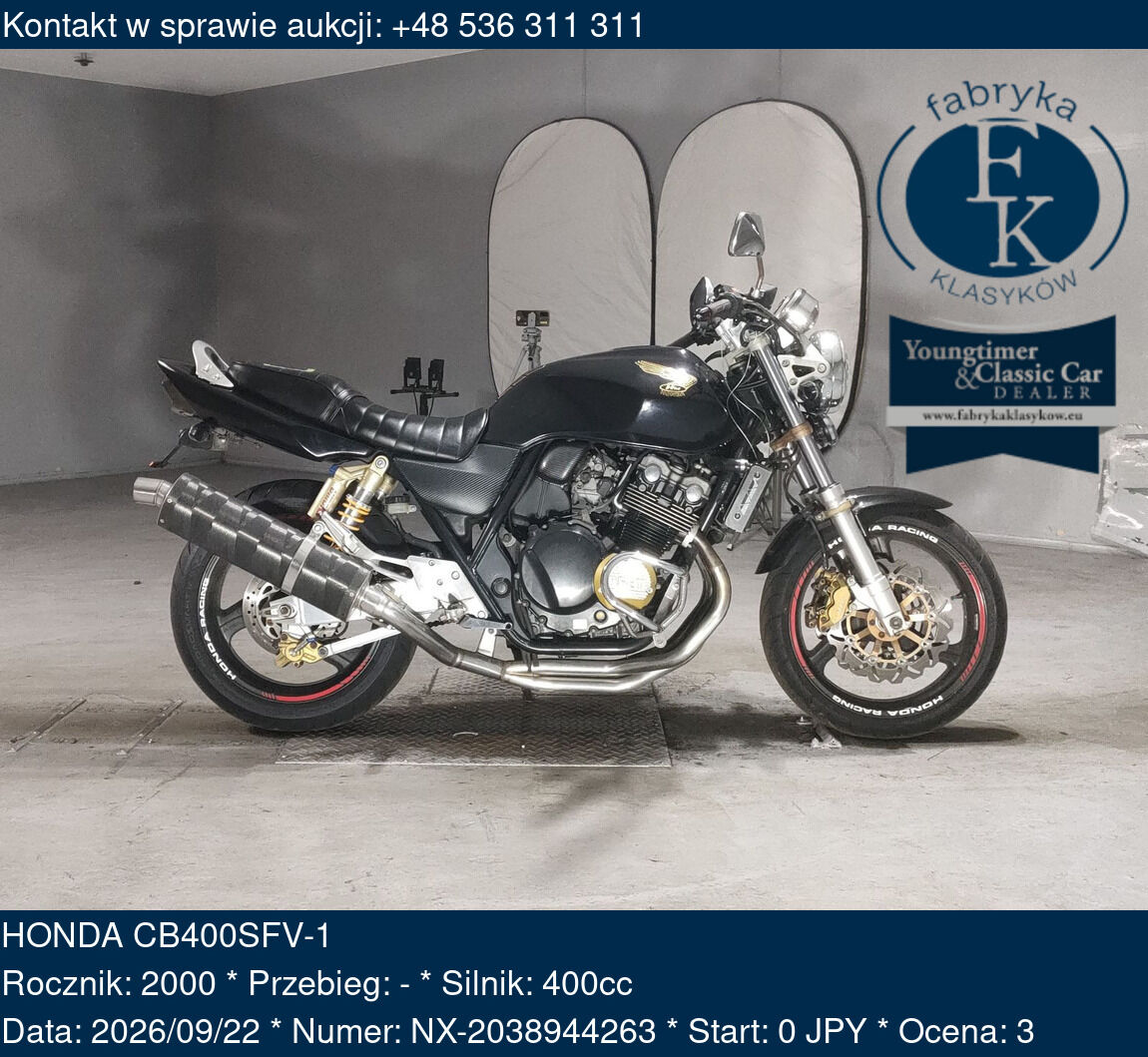 HONDA CB400SFV-1 2000 - zdjęcie 2