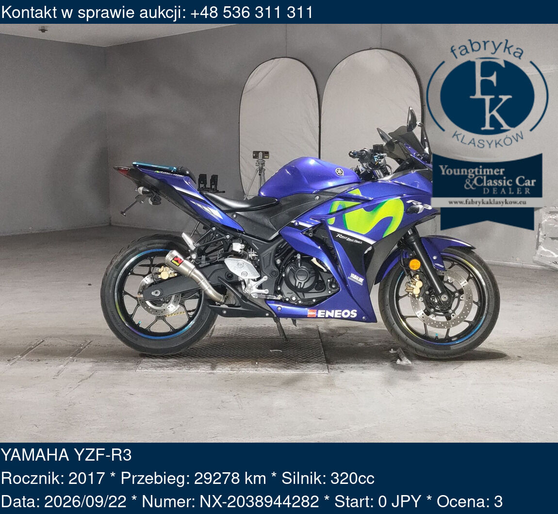 YAMAHA YZF-R3 2017 - zdjęcie 2