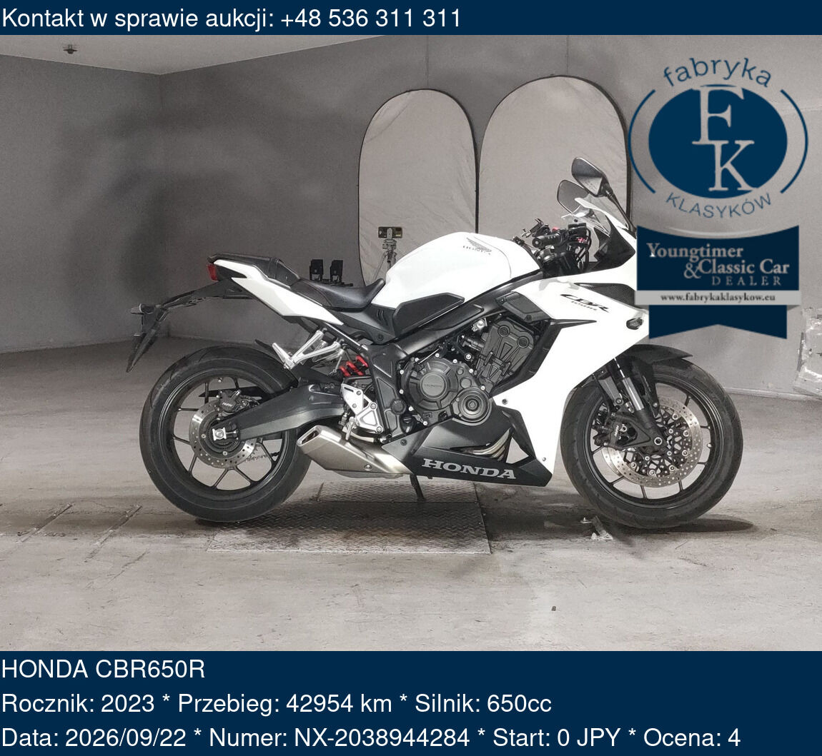 HONDA CBR650R 2023 - zdjęcie 2