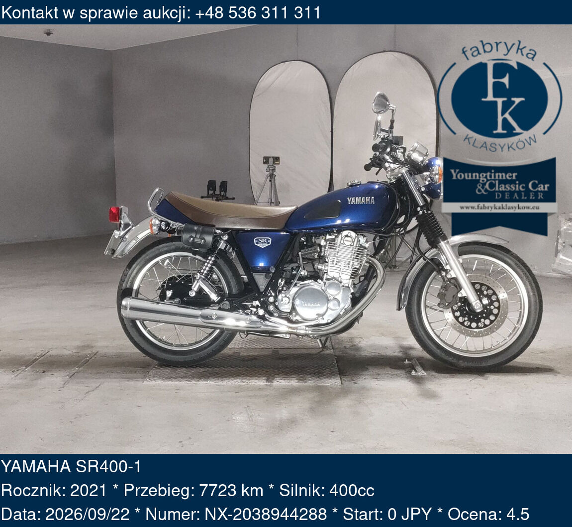 YAMAHA SR400-1 2021 - zdjęcie 2