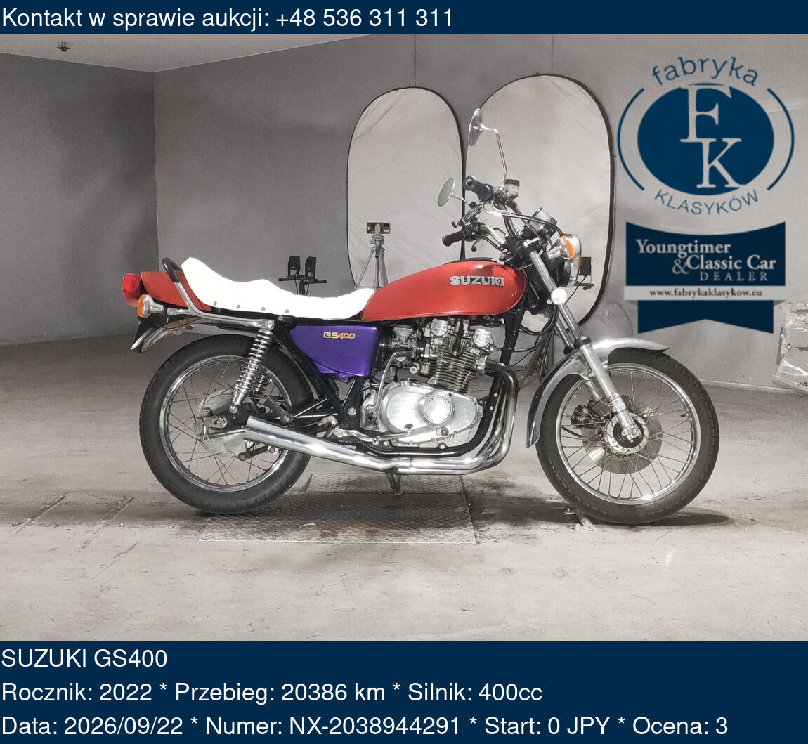 SUZUKI GS400 2022 - zdjęcie 2