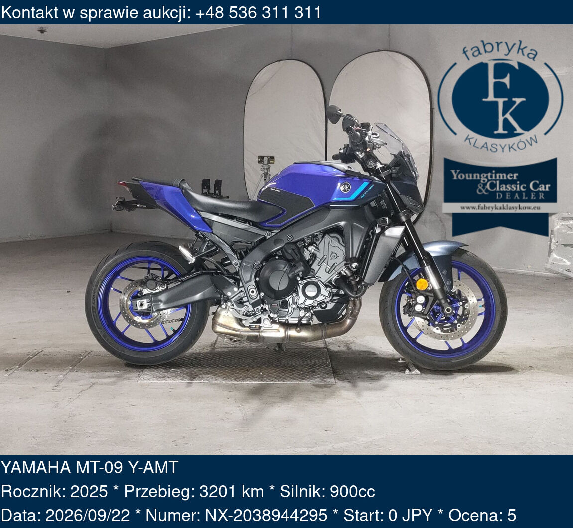 YAMAHA MT-09 Y-AMT 2025 - zdjęcie 2