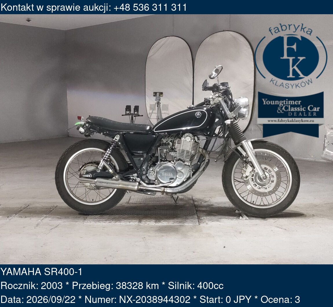 YAMAHA SR400-1 2003 - zdjęcie 2