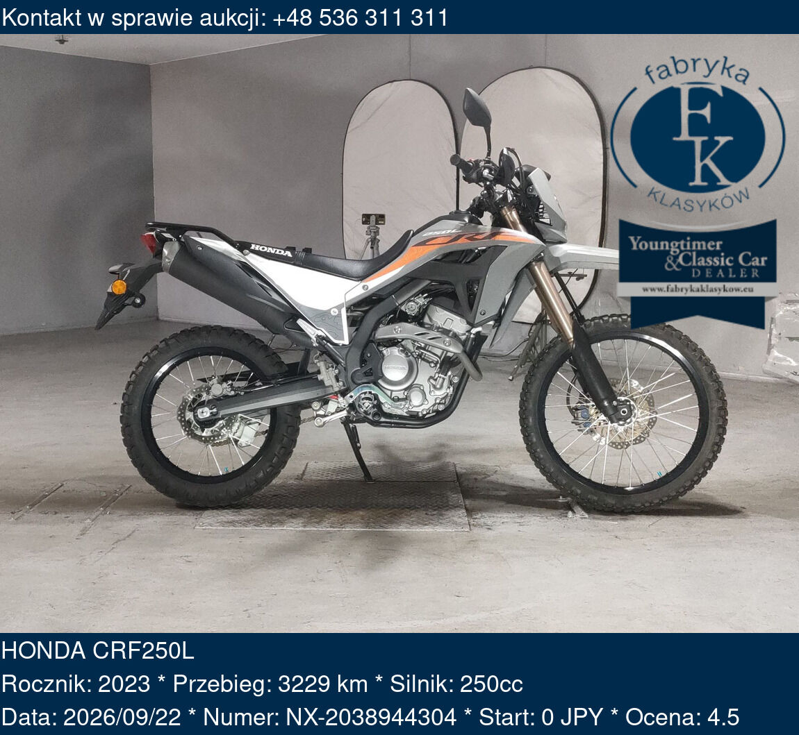 HONDA CRF250L 2023 - zdjęcie 2