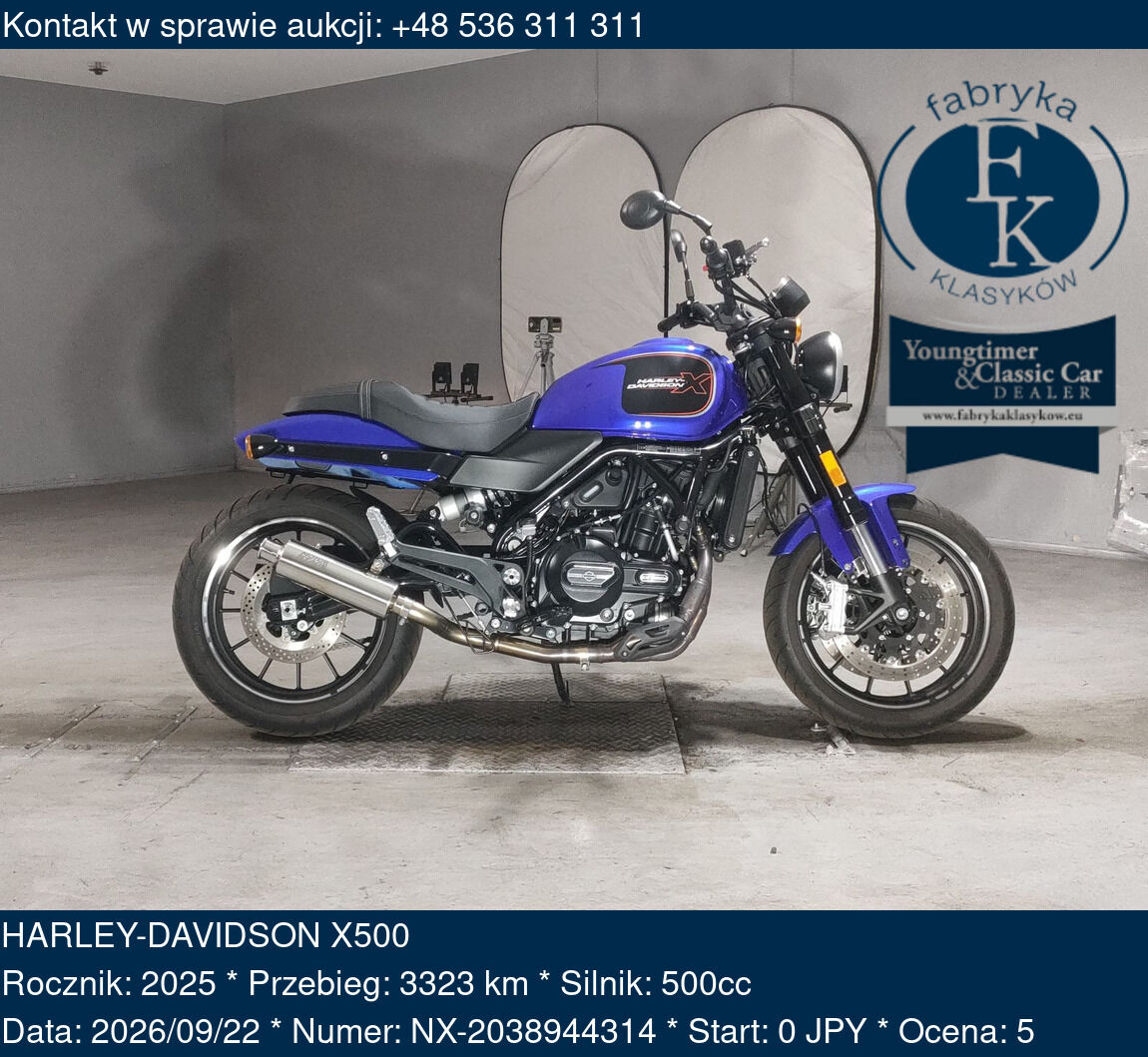HARLEY-DAVIDSON X500 2025 - zdjęcie 2